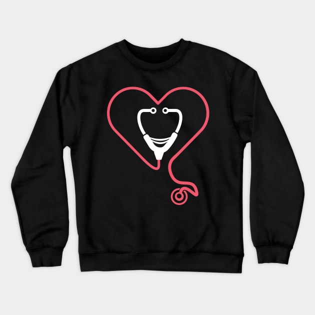 Cute Stethoscope | Medical Student School Crewneck Sweatshirt by MeatMan